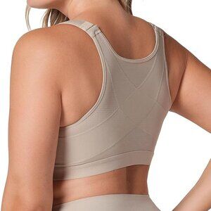 Leonisa Posture Corrector Bra Wireless Front Closure Bra for Women Full Coverage